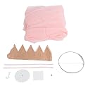 Cryfokt Girls Bed Canopy Round Dome Princess Canopy Netting Soft Breathable Cotton Large Elegant Curtain with Hanging Hook for Baby Crib Bedroom Pink Decor