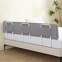 Bed Guard Rail for Toddlers, 59inch Foam Padded Side Bed Railing Bedrail