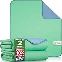 Bed Pads Washable Waterproof 34"x36"- Pack of 2 Incontinence Bed Pads