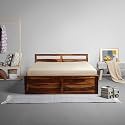 Bed Solid Sheesham Wood for Your Bedroom