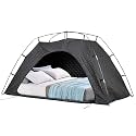 Bed Tent Bed Canopy Twin Size for Youth and Kids - Portable and Warm Sleeping Bed Tents 80% Blackout Pocket Inside, Breathable Private Space Tents(Mattress Not Included)