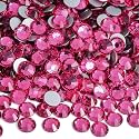 Bedazzling Gems Flatback Rhinestones for Clothes Rose SS50 144pcs