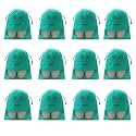Beddify Pack of 12 Shoe Bags for Travel &amp; Storage Travel Organizer for Women &amp; Men Travel Accessories Shoe Organizer Shoe Pouches Travel Shoe Cover Travel Essentials (Maroon, Silver &amp; Pink)