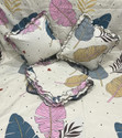 BeddingZone Cotton Double Flat 300 TC Floral