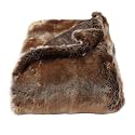 Bedford Home Oversized Throw Blanket for Couch, Amber Brown, 60” x 70”