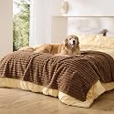 Bedsure ComfyFleece® Waterproof Blanket for Bed, Twin（60"x80"）Camel Brown