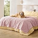 Bedsure ComfyFleece® Waterproof Blanket for Bed, Twin（60"x80"） Blush Pink