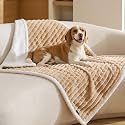 Bedsure ComfyFleece® Waterproof Dog Blankets for Large Dogs,40x50