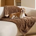 Bedsure ComfyFleece® Waterproof Dog Blankets for Large Dogs,40x50