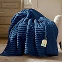 Bedsure ComfyFleece® Waterproof Dog Blankets for Large Dogs,50x60