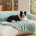 Bedsure ComfyFleece® Waterproof Dog Blankets for Large Dogs,50x60