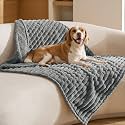 Bedsure ComfyFleece® Waterproof Dog Blankets for Large Dogs,40x50