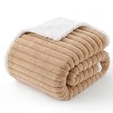 Bedsure ComfyFleece® Waterproof Dog Blankets for Small Dogs,25x35
