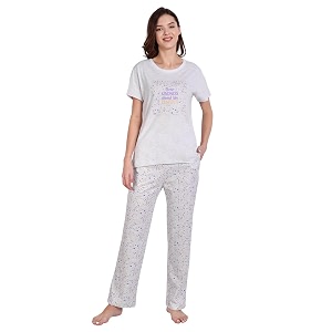 Bedtime story Cotton Night Suit for Women