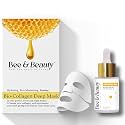 Bee &amp; Beauty Bio-Collagen Deep Mask and Immortal Bee Face Serum Combo | With Powerfull Royal Jelly Formula | Deep Hydration &amp; Firming Skincare Combo | Helps Improving Skin Elasticity