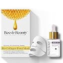 Bee &amp; Beauty Bio-Collagen Deep Mask and Healer Bee Face Serum Combo - 30ml | Anti-aging Face Serum with Retinol &amp; Natural Extracts | Promotes Skin Renewal &amp; Rejuvenates