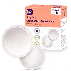 BeeBaby Stay Dry Breast Pads for Leaking
