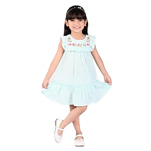 beebay cotton milky gauze embroidery dress