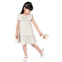 Beebay Cotton Milky Gauze Embroidery Dress