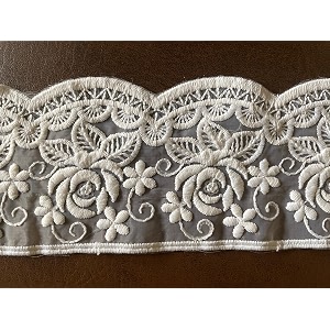 Beeding LaceBorder Material for SuitsSareeDupatta per MeterUsed