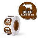 Beef Food Labels 500 pcs