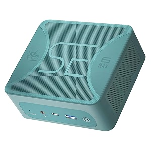 beelink ser6 pro mini pcmini computer with amd ryzen 7 7735hs 8c16t up to 475ghz32g ddr5 4800mhz500gb m2 2280 pcle 40 ssdwifi 6usb4bt 52dphdmirj45 25gubuntulinuxblack