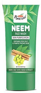 bee one neem face wash 60 ml hydrating  glowing skin deep cleanse face wash 60 ml