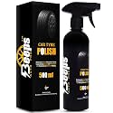 Polish, 500ml, Long-Lasting Tyre Gloss for Car Bike Scooter, High Gloss Prevents Fading & Cracks, Gives Lustrous Dark, Non-Greasy Super Black Shine (Tyre Polish)