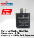 BEEPTECH Side Flasher Indicator Light for Hero Universal For Bike