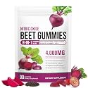 Beet Root Gummies, 8 in 1 Beetroot Gummies with CoQ10 & Grape Seed Extract