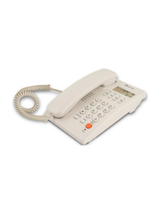 beetel g20 corded landline phone warm grey