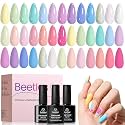 Beetles 20 Colors Gel Nail Polish Set with Base Glossy and Matte Top Coat