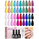 Beetles 23PCS Gel Nail Polish Set, Magical Kingdom Cat Eye Gel Polish Set