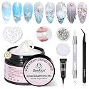 Beetles 3D Gel Nail Art & 3D Mold, 1.06 oz Pearl White with Sculpting Pen