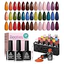 Beetles Fall Gel Polish Set, Toy Eden 20 Colors Glitter Gel Nail Polish