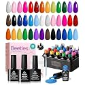 Beetles Gel Nail Polish Set, 23Pcs Pink Yellow Green Red Blue Gel Polish