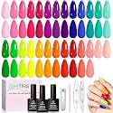 Beetles Neon Gel Polish Set, Neon Summer Collection, 25 Colors