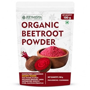 beetroot powder 100g  organic pure amp natural beet root powder  no preservatives  rich in iron amp antioxidants  for juice smoothies skin amp hair  food grade for drinking men amp women  supports heart amp brain health 