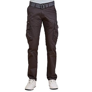 BEEVEE Mens Fixed Waist Cargo Pant with