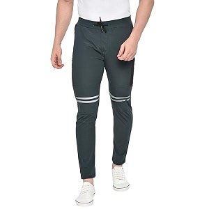 BEEVEE Mens Forest Green 4way Stretch Elasticated