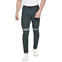 BEEVEE Mens Forest Green 4way Stretch Elasticated