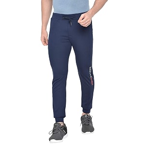 BEEVEE Mens Navy Athliesure Wear Track Pant
