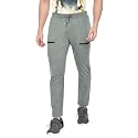 BEEVEE Mens Olive Stretch Elasticated Knits Trackpant