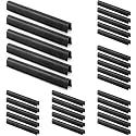 Beeveer 1650 Pcs Pex Pipe Staple for Foamboard Stapler 1.65″ Staples, Black
