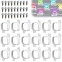 Beeveer 40 Set Light Clips Compatible with Govee H706 H806 Pro Lights