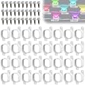 Beeveer 80 Set Light Clips Compatible with Govee H706 H806 Pro Lights