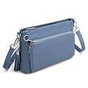 befen Anti Theft Genuine Leather Crossbody Bags for Women Built in Wallet
