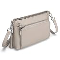 befen Anti Theft Genuine Leather Crossbody Bags for Women Built in Wallet