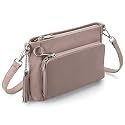 befen Anti Theft Genuine Leather Crossbody Bags for Women Built in Wallet