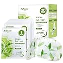 BeHoomi 20 Packs Steam Eye Mask, Heated Eye Mask Warm Compress for Eyes, Disposable Self Heating Steam Mask for Home, Sleep, Spa, Travel Essentials &amp; Relaxation Gifts for Women (Green Tea)